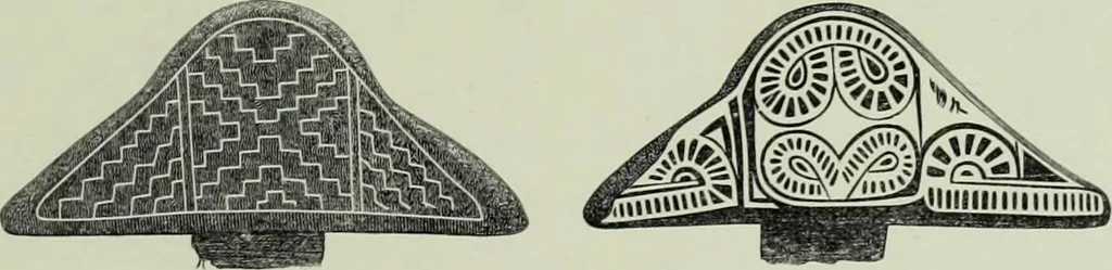 An illustration from Die altgermanische thierornamentik; typologische studie über germanische metallgegenstände aus dem IV. bis IX. jahrhundert, nebst einer studie über irische ornamentik, 1904, leaf 126