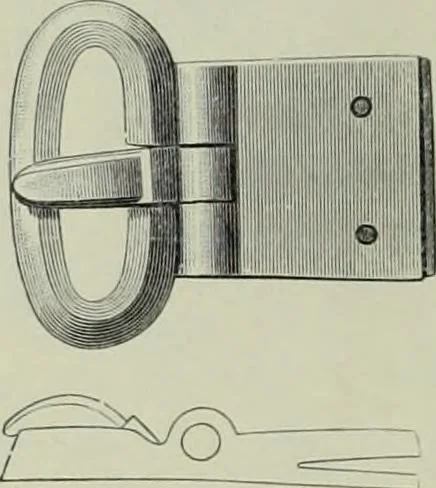 An illustration from Die altgermanische thierornamentik; typologische studie über germanische metallgegenstände aus dem IV. bis IX. jahrhundert, nebst einer studie über irische ornamentik, 1904, leaf 135