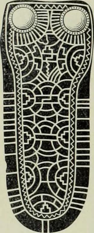 An illustration from Die altgermanische thierornamentik; typologische studie über germanische metallgegenstände aus dem IV. bis IX. jahrhundert, nebst einer studie über irische ornamentik, 1904, leaf 137