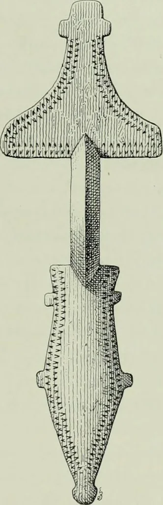 An illustration from Die altgermanische thierornamentik; typologische studie über germanische metallgegenstände aus dem IV. bis IX. jahrhundert, nebst einer studie über irische ornamentik, 1904, leaf 152