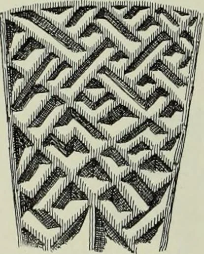 An illustration from Die altgermanische thierornamentik; typologische studie über germanische metallgegenstände aus dem IV. bis IX. jahrhundert, nebst einer studie über irische ornamentik, 1904, leaf 187