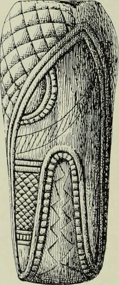 An illustration from Die altgermanische thierornamentik; typologische studie über germanische metallgegenstände aus dem IV. bis IX. jahrhundert, nebst einer studie über irische ornamentik, 1904, leaf 209