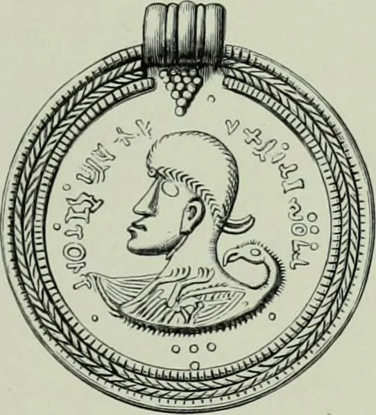 An illustration from Die altgermanische thierornamentik; typologische studie über germanische metallgegenstände aus dem IV. bis IX. jahrhundert, nebst einer studie über irische ornamentik, 1904, leaf 234