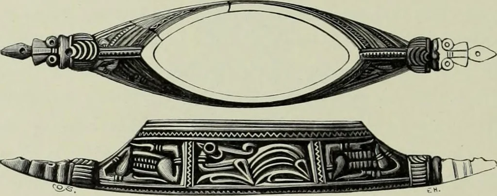 An illustration from Die altgermanische thierornamentik; typologische studie über germanische metallgegenstände aus dem IV. bis IX. jahrhundert, nebst einer studie über irische ornamentik, 1904, leaf 255