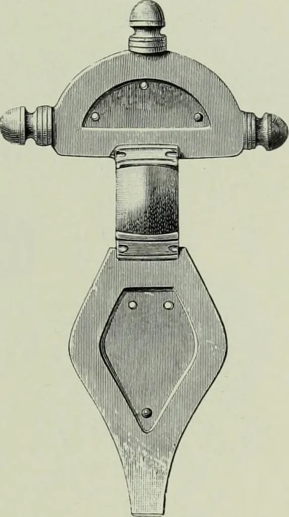 An illustration from Die altgermanische thierornamentik; typologische studie über germanische metallgegenstände aus dem IV. bis IX. jahrhundert, nebst einer studie über irische ornamentik, 1904, leaf 68