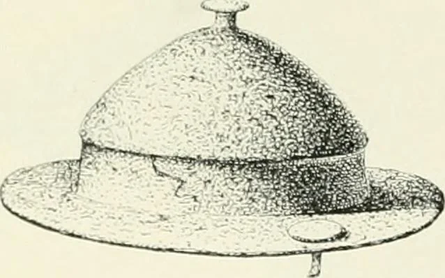 An illustration from Die altgermanische Thierornamentik : typologische Studie über germanische Metallgegenstände aus dem IV. bis IX. Jahrhundert, nebst einer Studie über irische Ornamentik, 1904, leaf 115