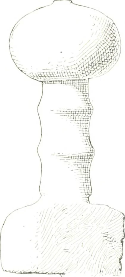 An illustration from Die altgermanische Thierornamentik : typologische Studie über germanische Metallgegenstände aus dem IV. bis IX. Jahrhundert, nebst einer Studie über irische Ornamentik, 1904, leaf 118
