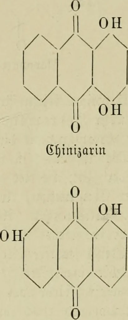 An illustration from Die Anthracenfarbstoffe, 1897, leaf 32