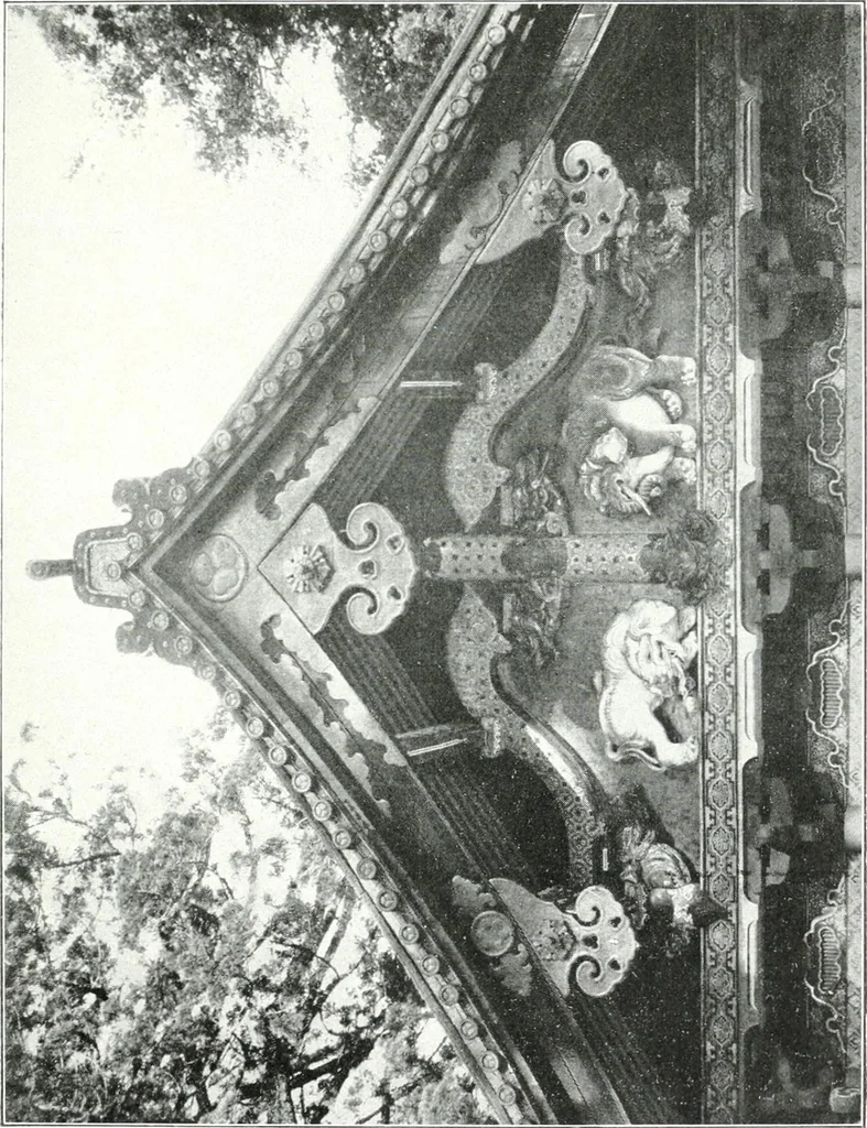 An illustration from Die Architektur der Kultbauten Japans, 1907, leaf 113