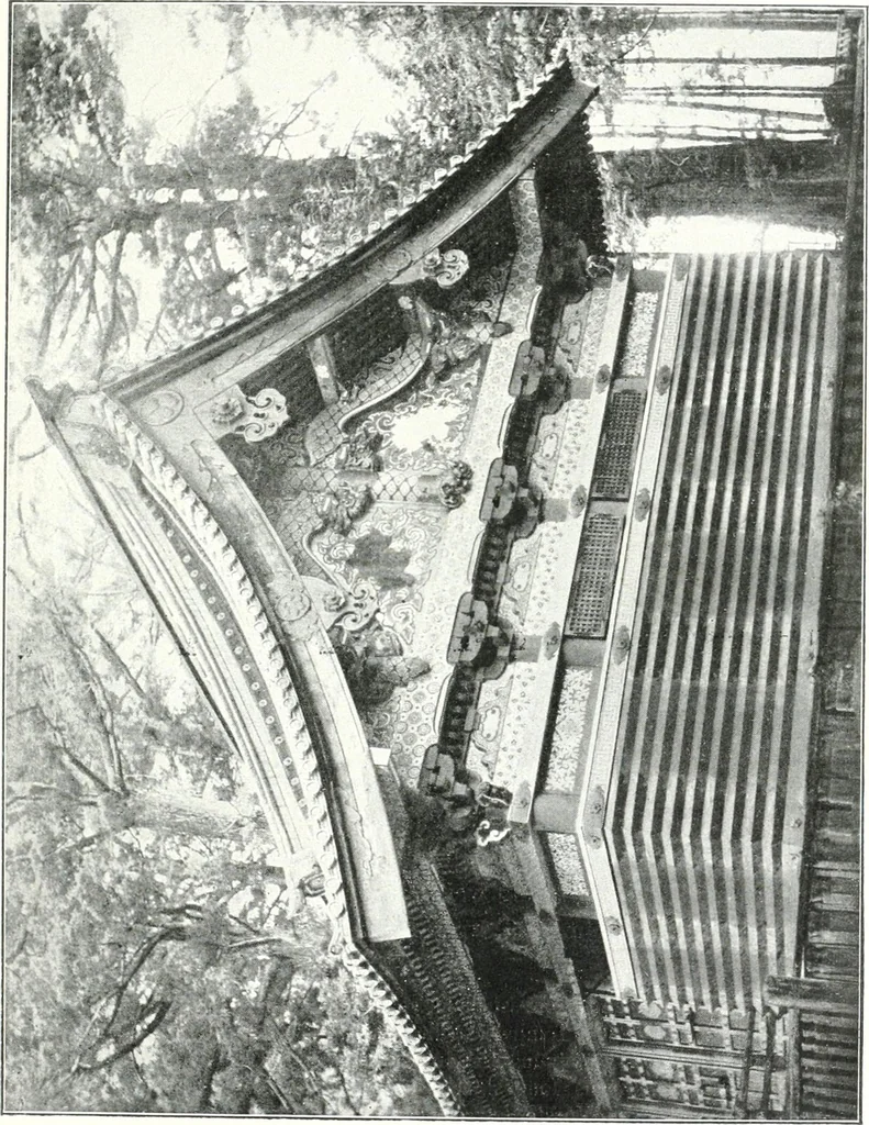 An illustration from Die Architektur der Kultbauten Japans, 1907, leaf 115