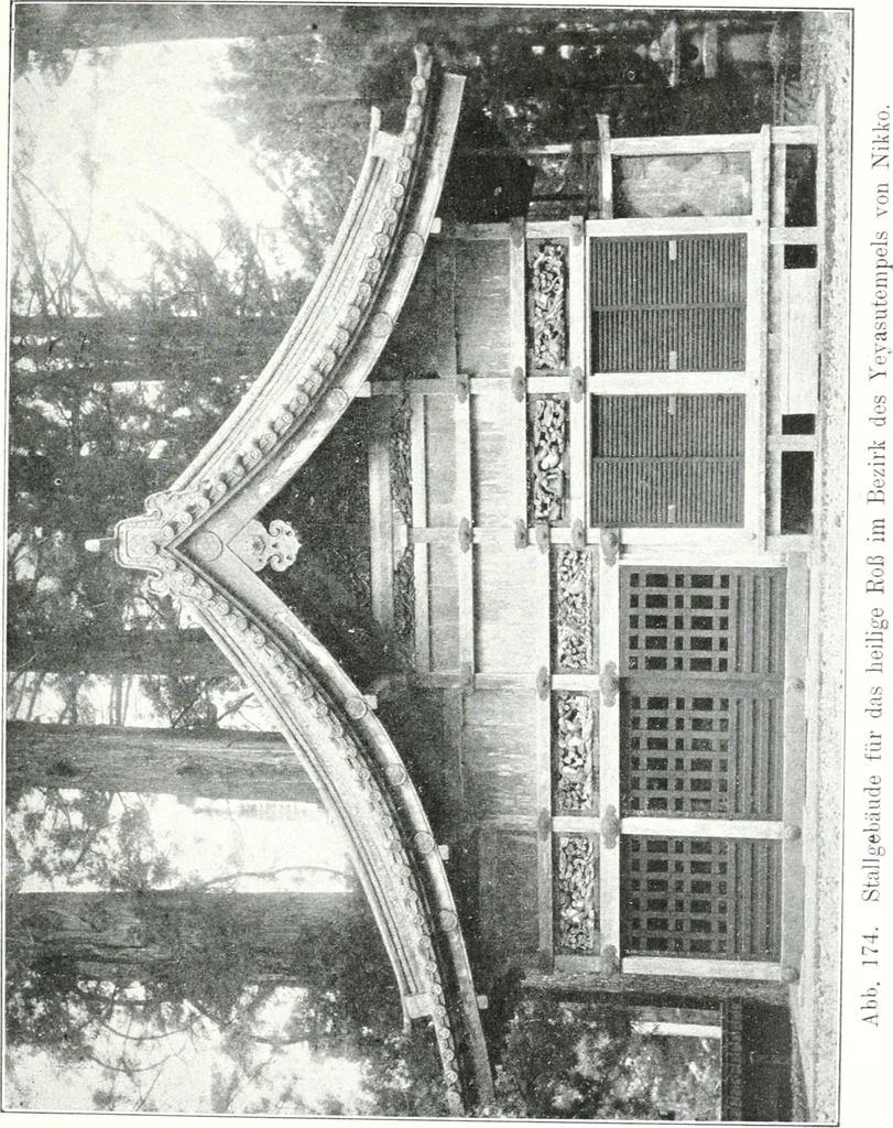 An illustration from Die Architektur der Kultbauten Japans, 1907, leaf 117