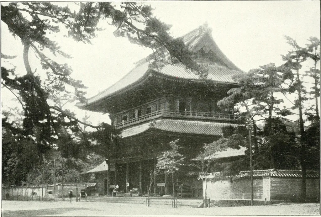 An illustration from Die Architektur der Kultbauten Japans, 1907, leaf 150