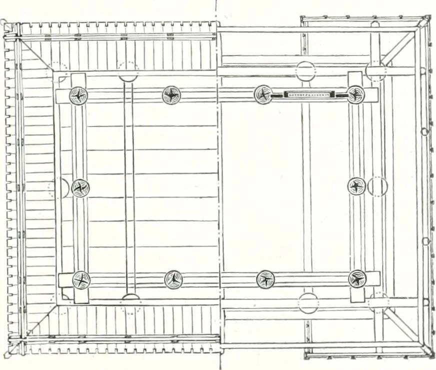 An illustration from Die Architektur der Kultbauten Japans, 1907, leaf 159