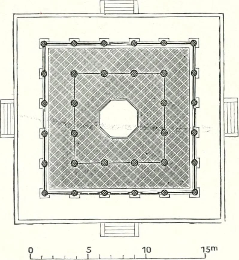 An illustration from Die Architektur der Kultbauten Japans, 1907, leaf 164