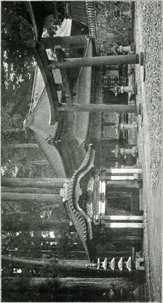 An illustration from Die Architektur der Kultbauten Japans, 1907, leaf 171