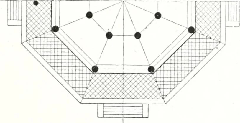 An illustration from Die Architektur der Kultbauten Japans, 1907, leaf 181