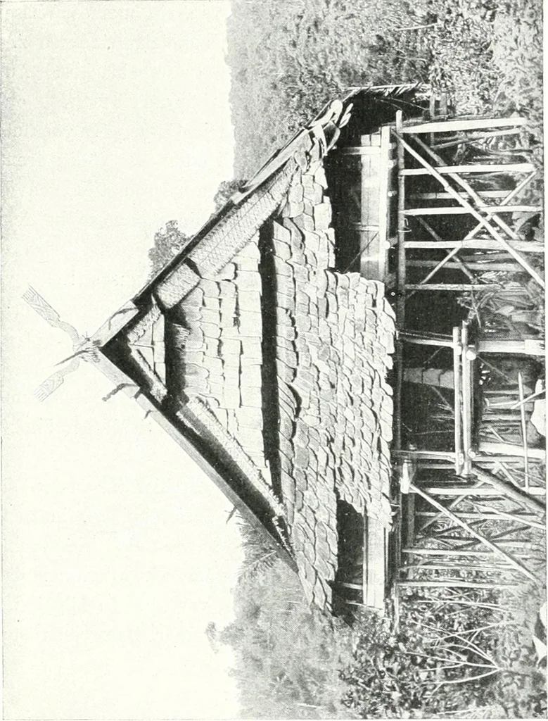 An illustration from Die Architektur der Kultbauten Japans, 1907, leaf 195