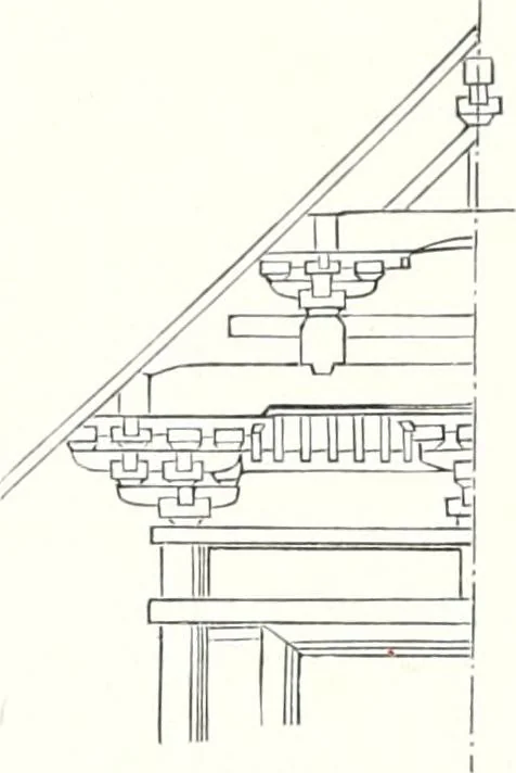 An illustration from Die Architektur der Kultbauten Japans, 1907, leaf 204