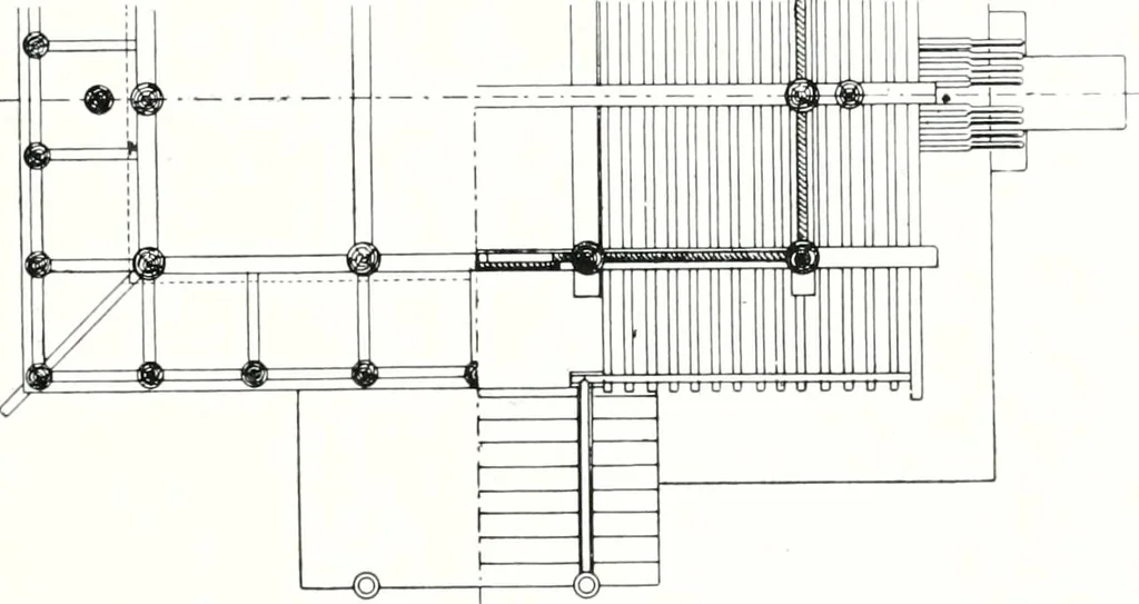 An illustration from Die Architektur der Kultbauten Japans, 1907, leaf 215