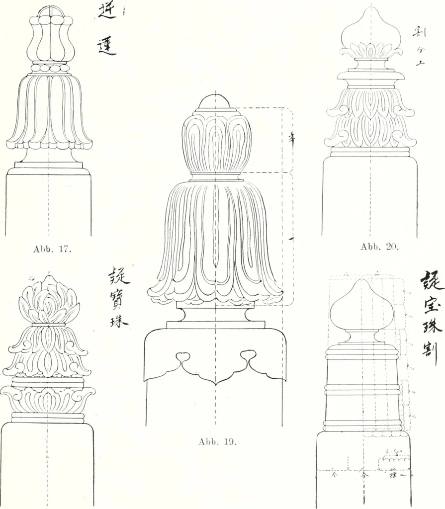 An illustration from Die Architektur der Kultbauten Japans, 1907, leaf 23