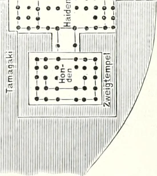 An illustration from Die Architektur der Kultbauten Japans, 1907, leaf 248