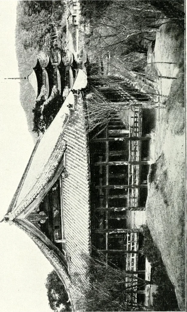 An illustration from Die Architektur der Kultbauten Japans, 1907, leaf 250