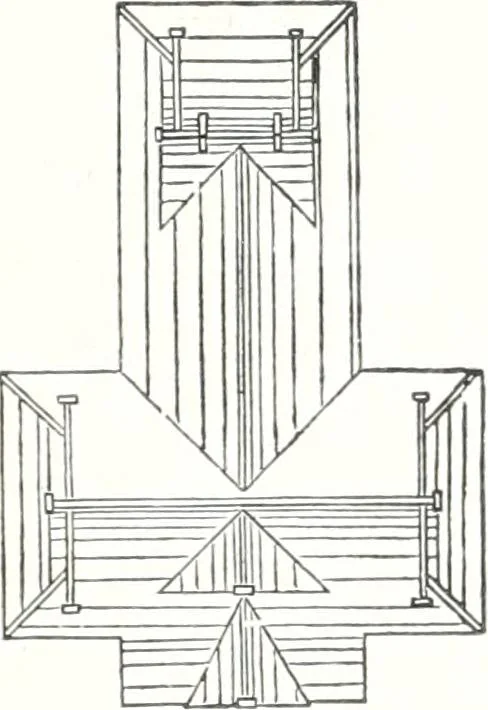 An illustration from Die Architektur der Kultbauten Japans, 1907, leaf 255