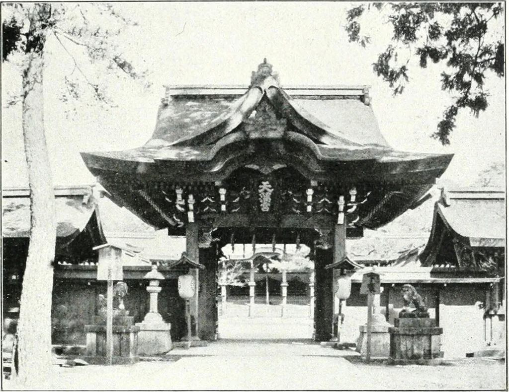 An illustration from Die Architektur der Kultbauten Japans, 1907, leaf 263