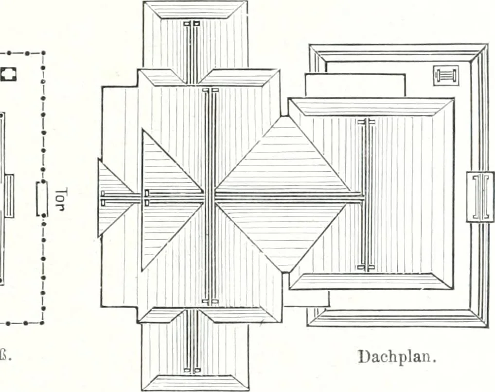 An illustration from Die Architektur der Kultbauten Japans, 1907, leaf 265