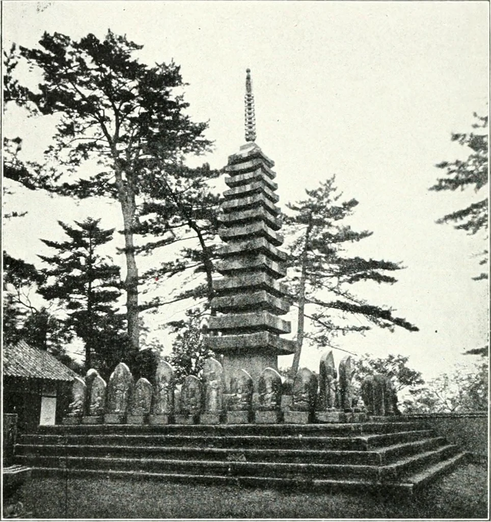 An illustration from Die Architektur der Kultbauten Japans, 1907, leaf 300