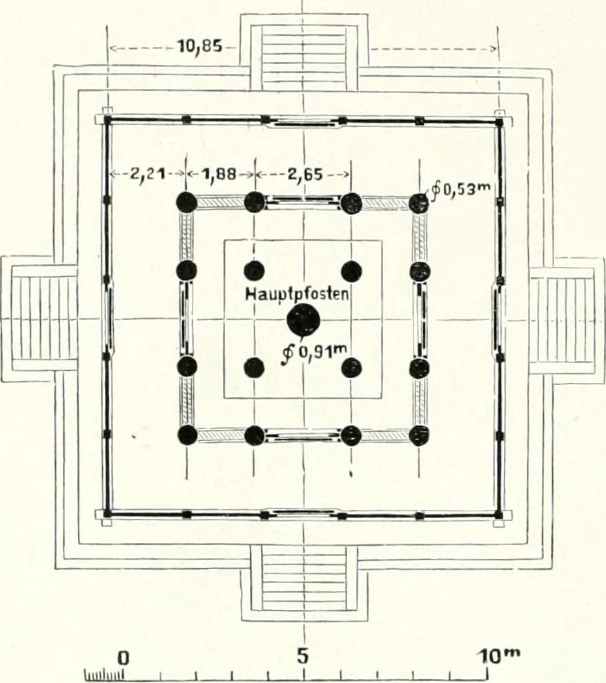 An illustration from Die Architektur der Kultbauten Japans, 1907, leaf 302