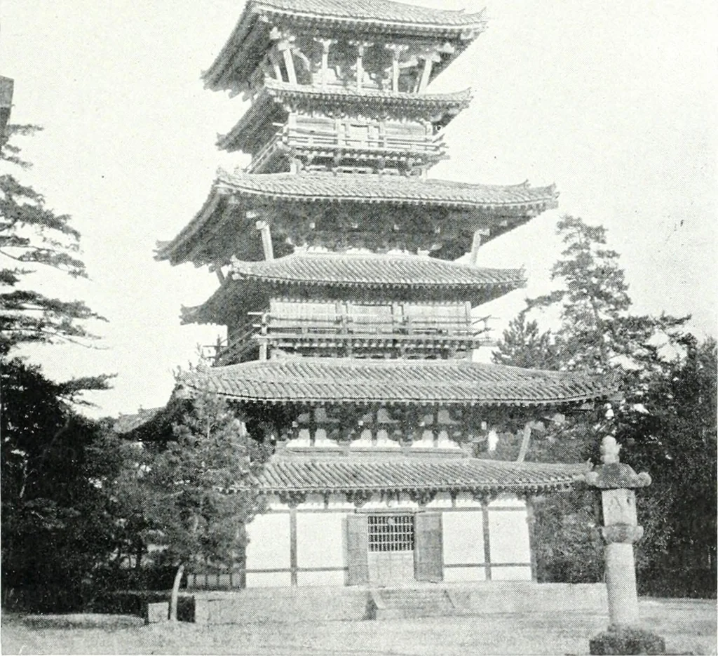 An illustration from Die Architektur der Kultbauten Japans, 1907, leaf 309
