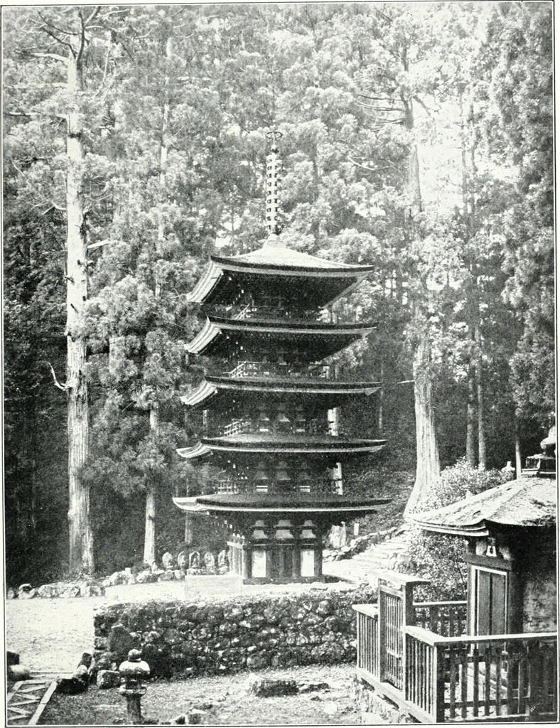 An illustration from Die Architektur der Kultbauten Japans, 1907, leaf 311