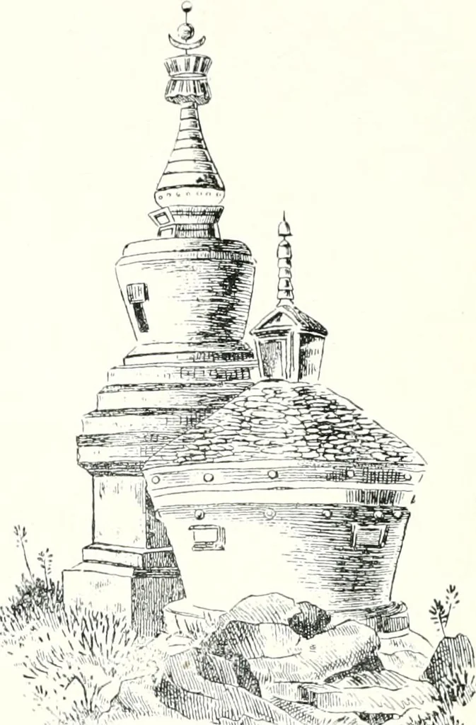An illustration from Die Architektur der Kultbauten Japans, 1907, leaf 334