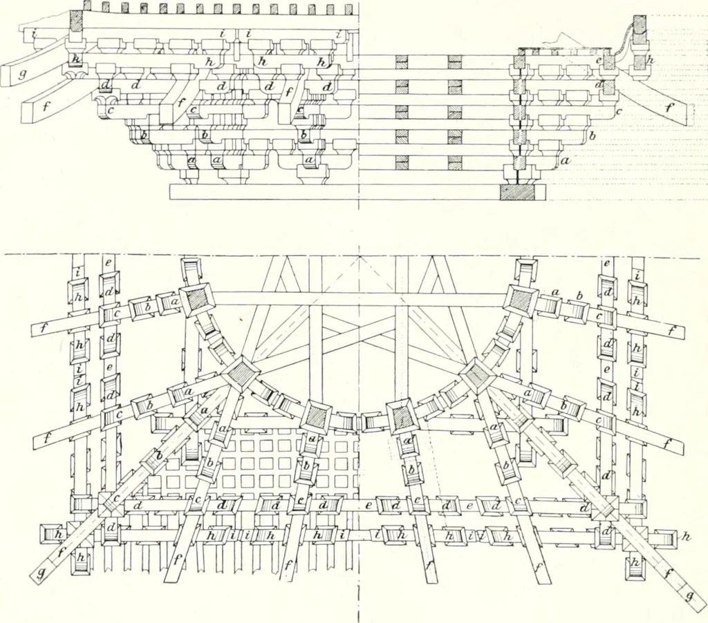 An illustration from Die Architektur der Kultbauten Japans, 1907, leaf 342