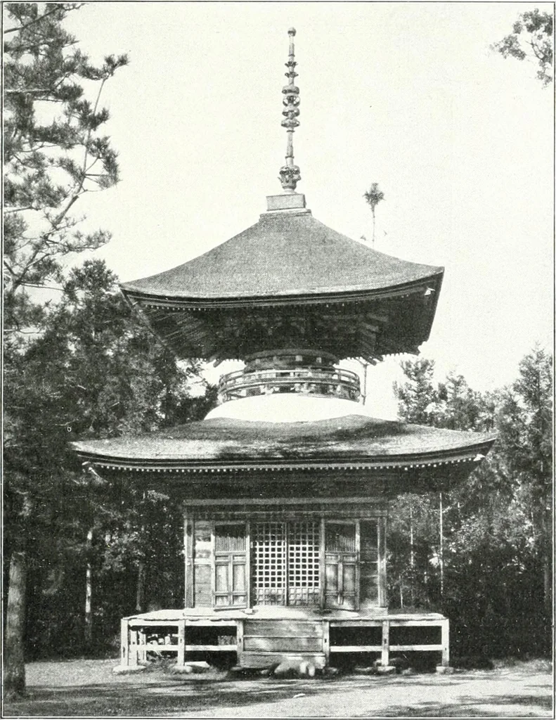 An illustration from Die Architektur der Kultbauten Japans, 1907, leaf 351