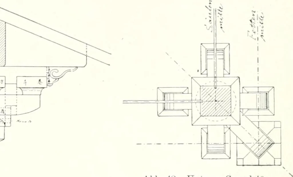 An illustration from Die Architektur der Kultbauten Japans, 1907, leaf 38