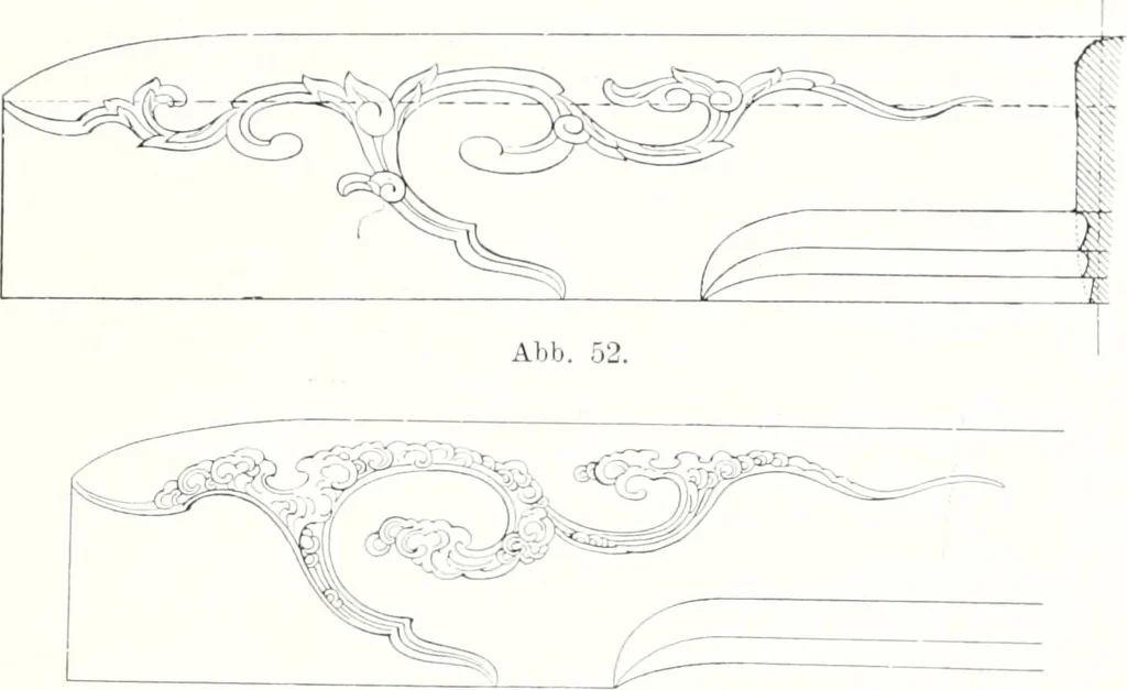 An illustration from Die Architektur der Kultbauten Japans, 1907, leaf 43