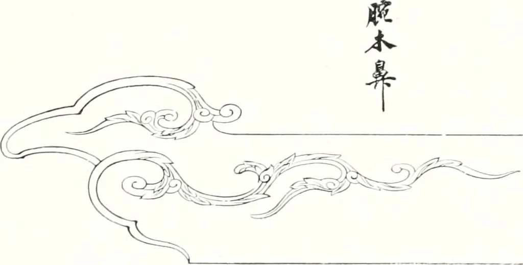 An illustration from Die Architektur der Kultbauten Japans, 1907, leaf 47