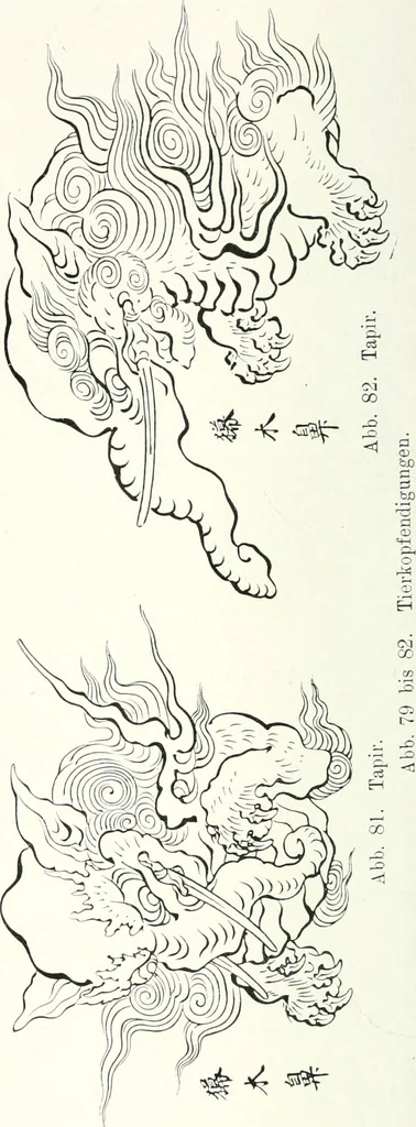 An illustration from Die Architektur der Kultbauten Japans, 1907, leaf 50