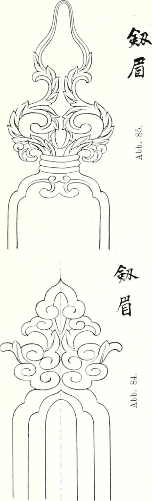 An illustration from Die Architektur der Kultbauten Japans, 1907, leaf 53