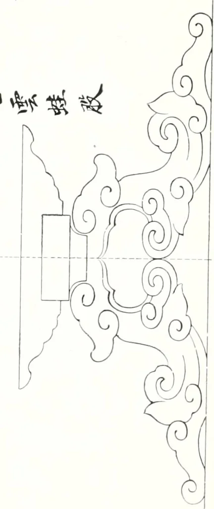 An illustration from Die Architektur der Kultbauten Japans, 1907, leaf 61
