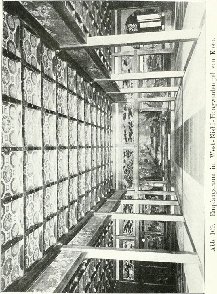 An illustration from Die Architektur der Kultbauten Japans, 1907, leaf 66