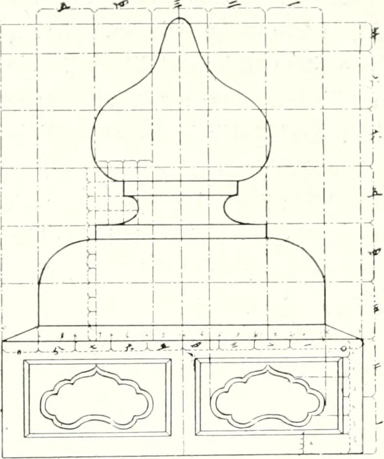 An illustration from Die Architektur der Kultbauten Japans, 1907, leaf 98
