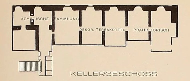An illustration from Die archäologischen Sammlungen, 1920, leaf 117