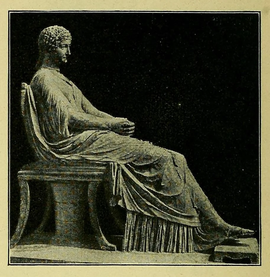 An illustration from Die archäologischen Sammlungen, 1920, leaf 90