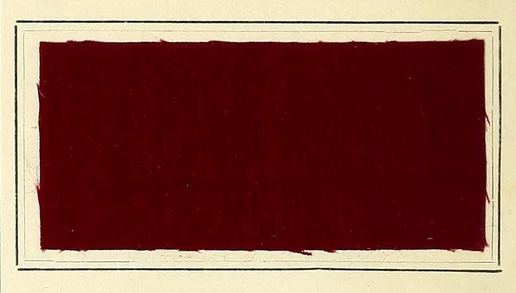 An illustration from Die auf der Faser erzeugten unlöslichen Azofarben, 1898, leaf 42