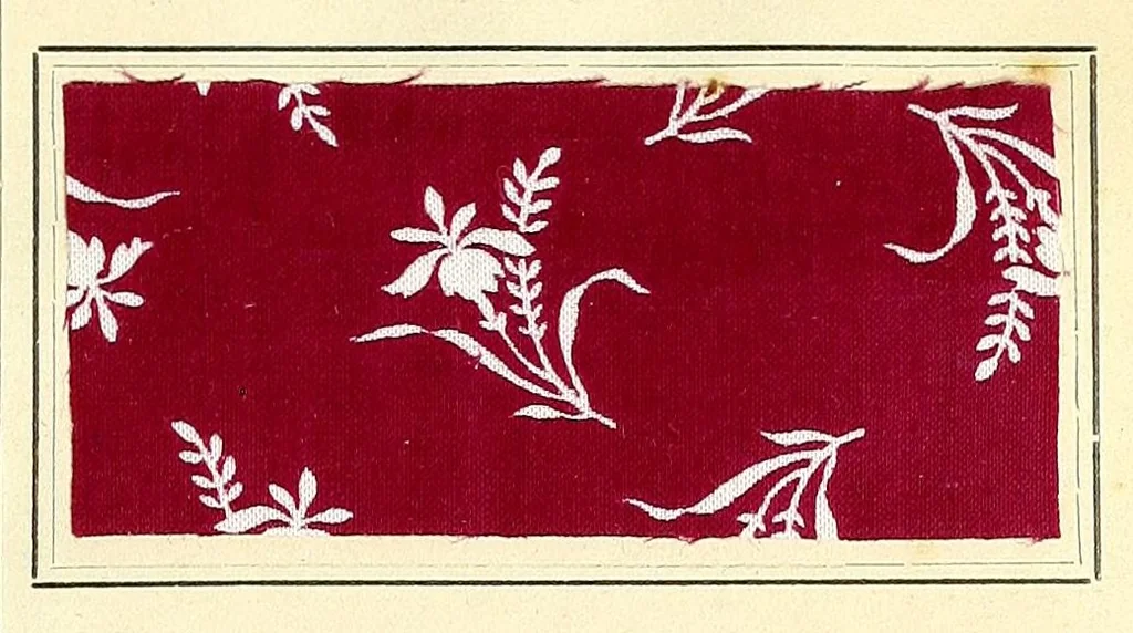 An illustration from Die auf der Faser erzeugten unlöslichen Azofarben, 1898, leaf 45