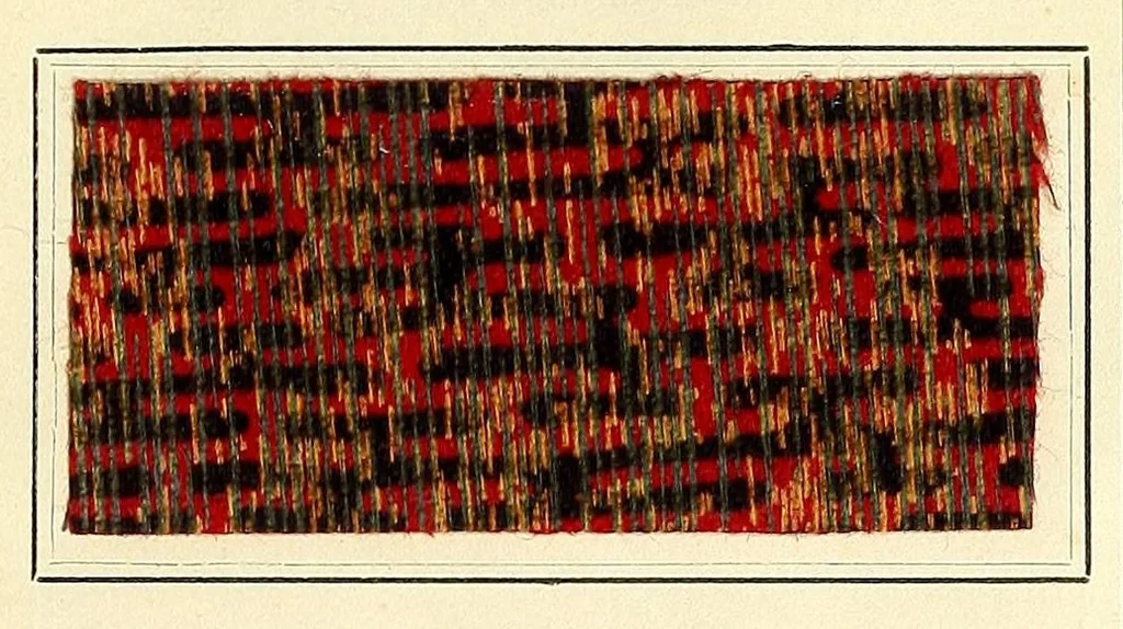 An illustration from Die auf der Faser erzeugten unlöslichen Azofarben, 1898, leaf 47