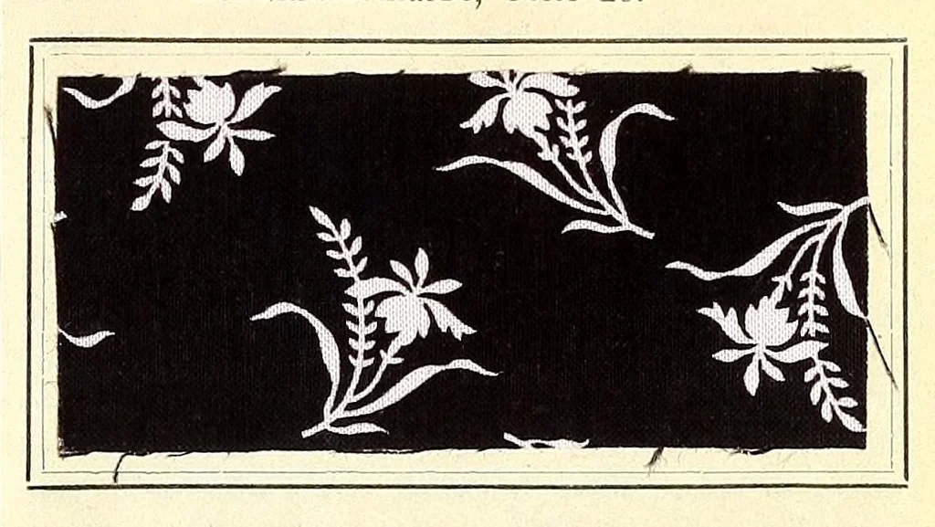 An illustration from Die auf der Faser erzeugten unlöslichen Azofarben, 1898, leaf 51